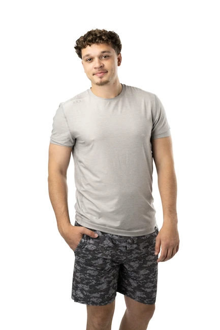 Pánské tričko Bauer  SS Tech Tee Grey M