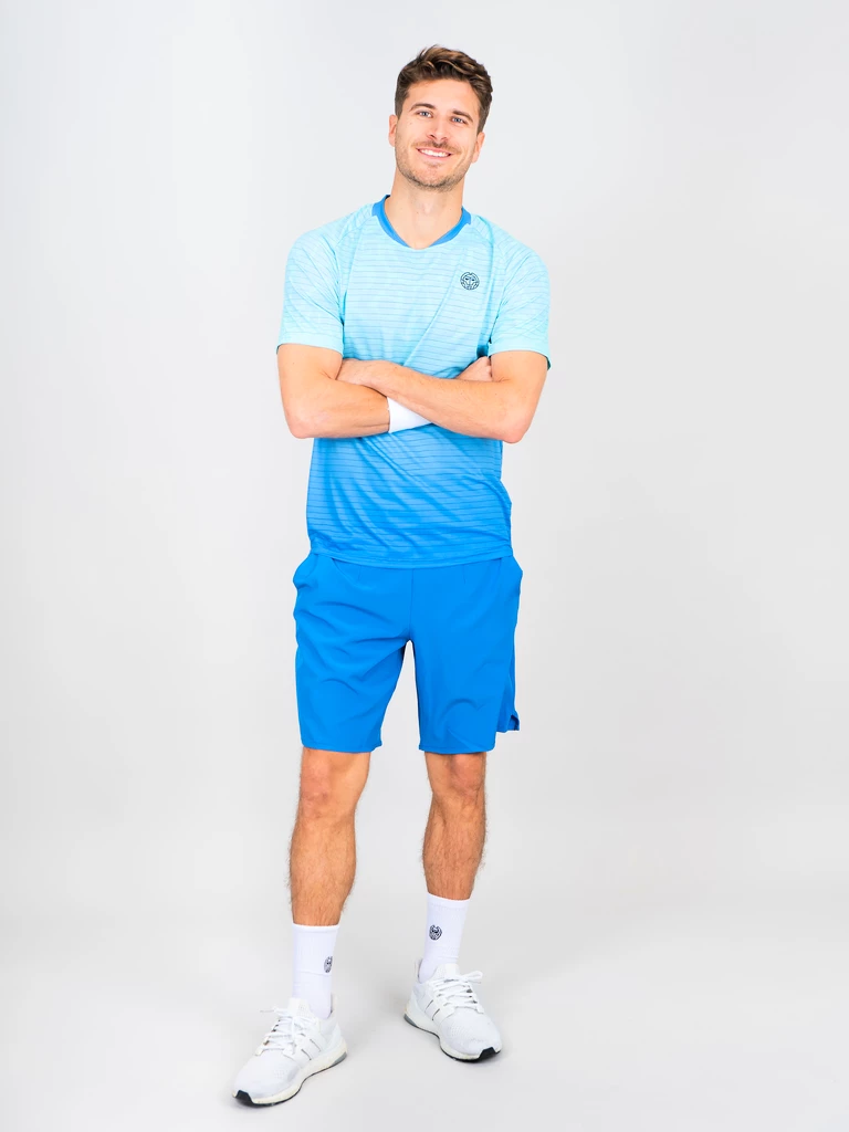 Pánské tričko BIDI BADU  Colortwist Tee Blue