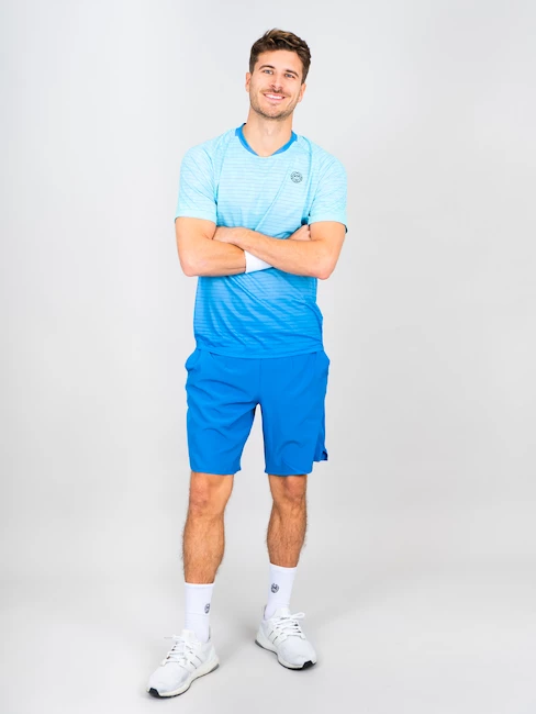 Pánské tričko BIDI BADU  Colortwist Tee Blue