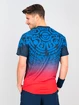 Pánské tričko BIDI BADU  Colortwist Tee Dark Blue/Red