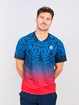 Pánské tričko BIDI BADU  Colortwist Tee Dark Blue/Red