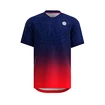 Pánské tričko BIDI BADU  Colortwist Tee Dark Blue/Red