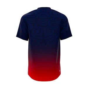 Pánské tričko BIDI BADU  Colortwist Tee Dark Blue/Red