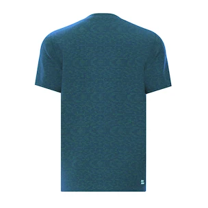 Pánské tričko BIDI BADU  Crew Two Colored Tee Petrol