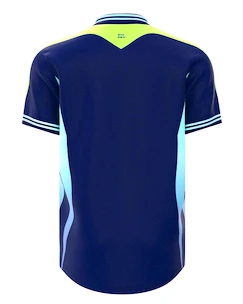 Pánské tričko BIDI BADU  Grafic Illumination Polo Dark Blue