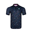 Pánské tričko BIDI BADU  Idir Tech Polo Dark Blue