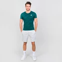 Pánské tričko BIDI BADU  Ikem Tech Tee Dark Green