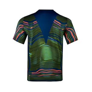 Pánské tričko BIDI BADU  Jiro Tech Tee Green/Dark Blue