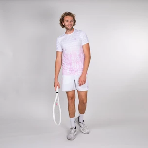Pánské tričko BIDI BADU  Tafari Tech Tee Lilac/White