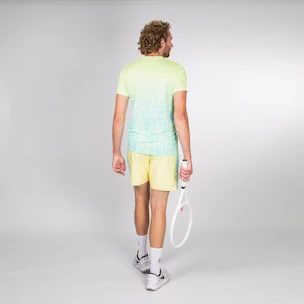 Pánské tričko BIDI BADU  Tafari Tech Tee Mint/Yellow