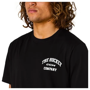 Pánské tričko CCM  Athleisure Tee Black XXL