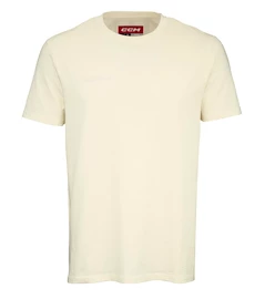 Pánské tričko CCM Core SS Tee Unbleached