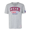 Pánské tričko CCM  FLAG TEE TEAM CZECH Athletic Grey