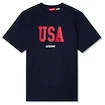 Pánské tričko CCM  Flag Tee Team USA Navy