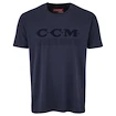 Pánské tričko CCM Holiday SS Tee B Navy S