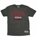 Pánské tričko CCM  Old Practice Tri Tee Czech Hockey