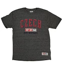 Pánské tričko CCM  Old Practice Tri Tee Czech Hockey S