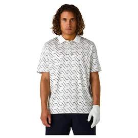 Pánské tričko CCM Polo Print Blanc
