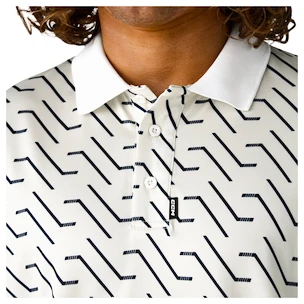 Pánské tričko CCM  Polo Print Blanc