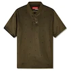 Pánské tričko CCM  Polo Print Khaki Green