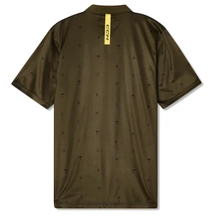 Pánské tričko CCM  Polo Print Khaki Green