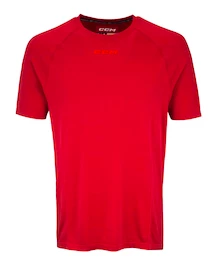 Pánské tričko CCM SS Premium Training Tee Red