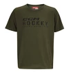 Pánské tričko CCM  STENCIL TEE Green