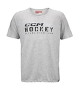 Pánské tričko CCM  STENCIL TEE Grey