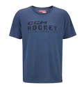 Pánské tričko CCM  STENCIL TEE Majolica Blue