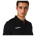 Pánské tričko CCM  Team Polo Black