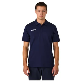 Pánské tričko CCM Team Polo Navy
