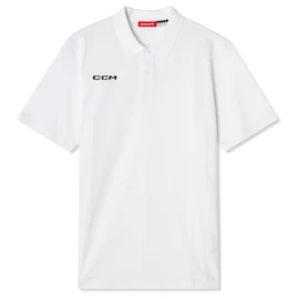 Pánské tričko CCM Team Polo White