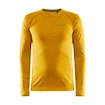 Pánské tričko Craft Core Dry Active Comfort LS Yellow