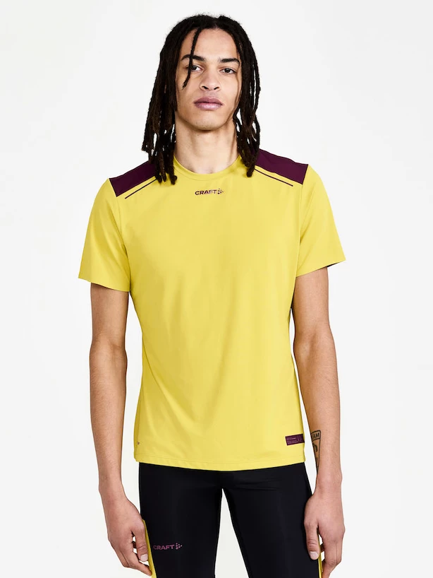 Pánské tričko Craft Pro Hypervent SS Yellow L