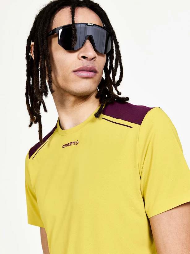 Pánské tričko Craft Pro Hypervent SS Yellow L