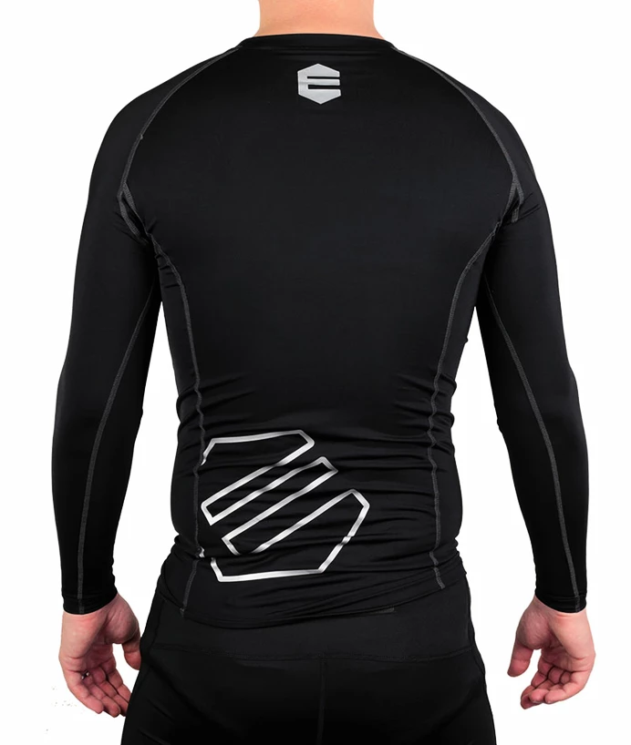 Pánské tričko Endurance  Crosbyton Compression LS Black XXL