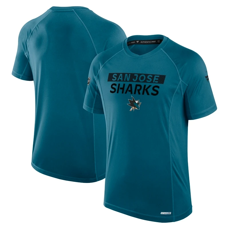 Pánské tričko Fanatics     AP Rink Tech SS Tee San Jose Sharks
