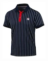 Pánské tričko Fila  Polo Stripes Navy/White