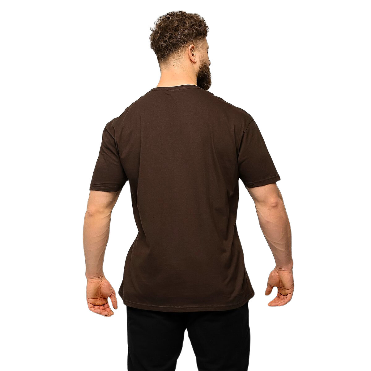Pánské tričko GymBeam  Basic Chocolate Brown XXL - thumb (1)