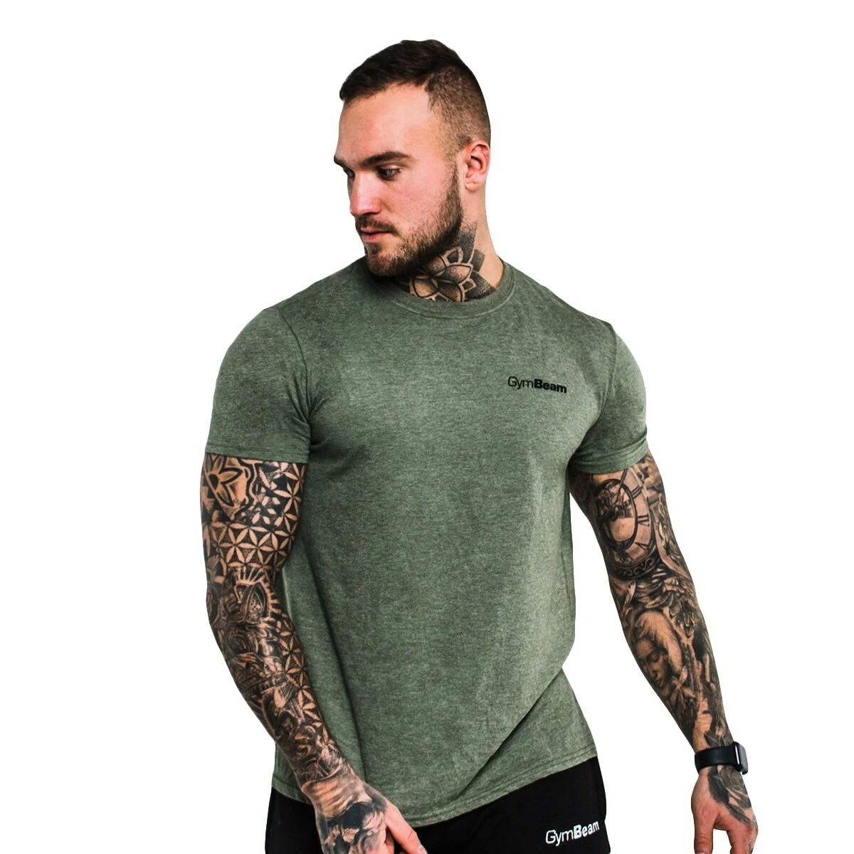 Product detail of Pánské tričko GymBeam  Basic Military XL