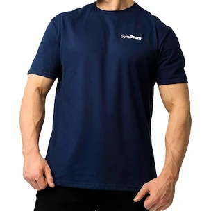Pánské tričko GymBeam  Basic Navy Blue XL