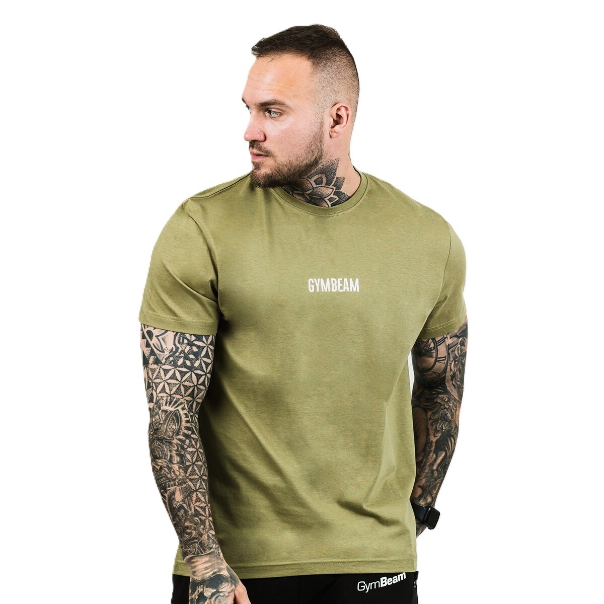 Product detail of Pánské tričko GymBeam  FIT Olive XXL