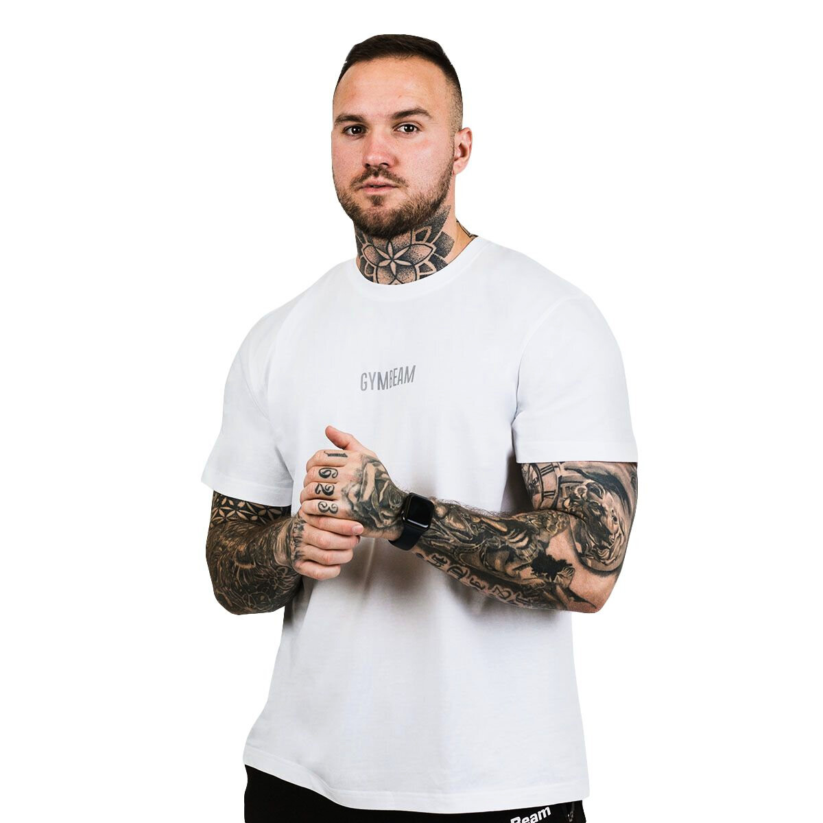 Product detail of Pánské tričko GymBeam  FIT White L