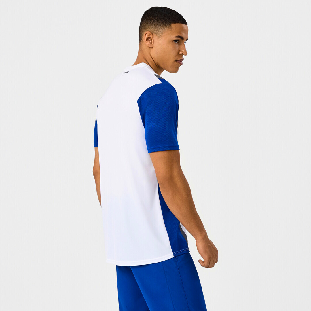 Pánské tričko Head  CLUB 25 TECH T-Shirt Men Royal/White L - thumb (7)