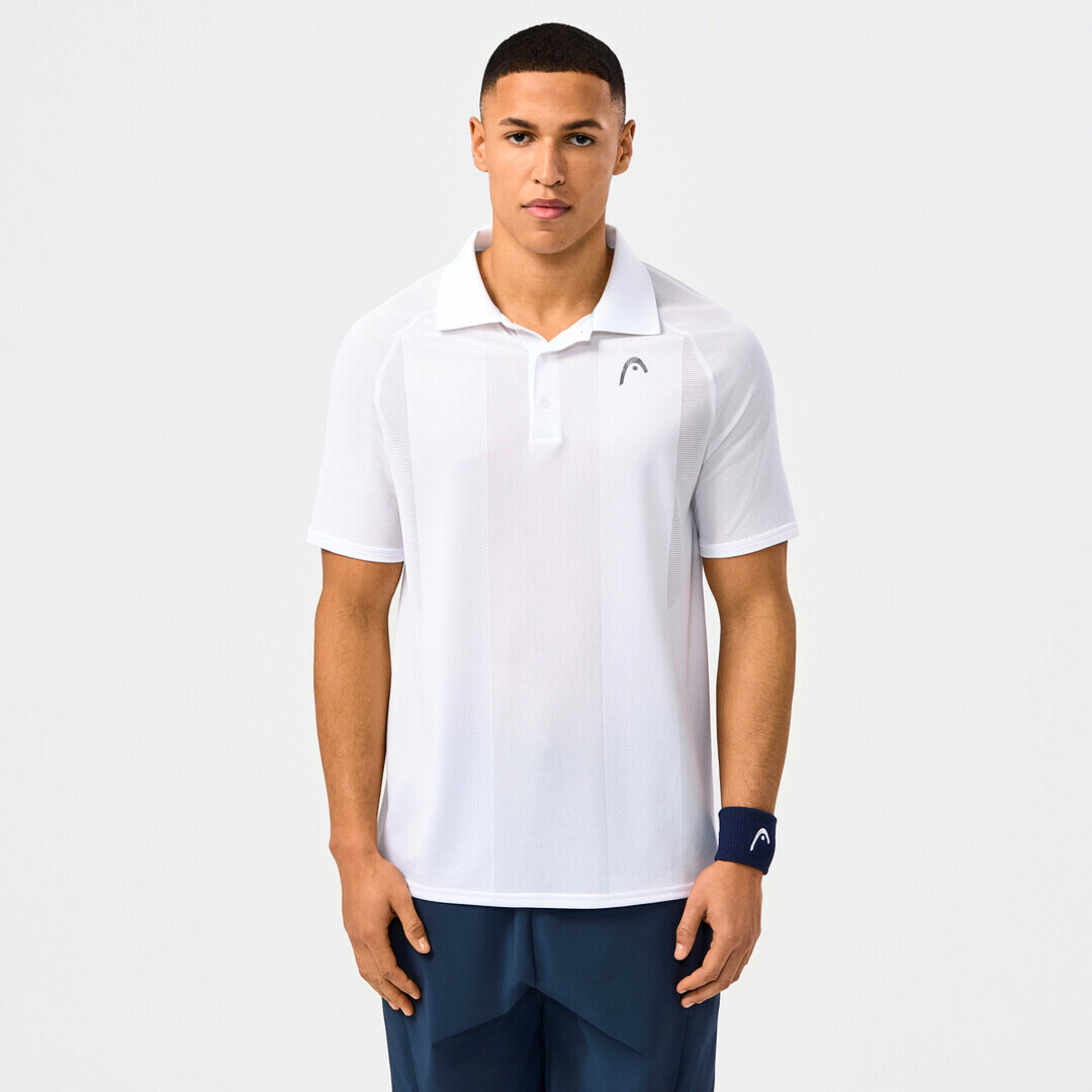 Pánské tričko Head  PERFORMANCE Polo Shirt Men WH  XL - thumb (2)