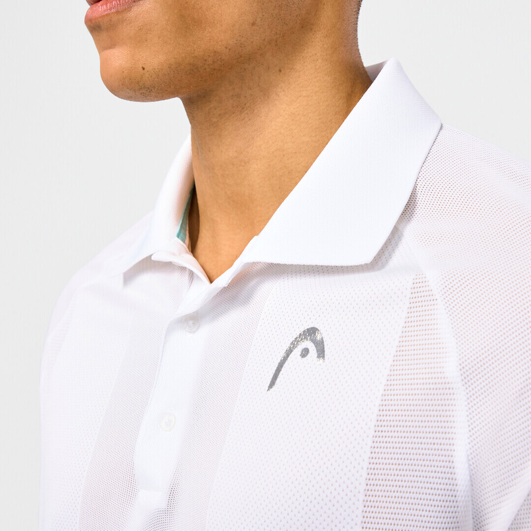 Pánské tričko Head  PERFORMANCE Polo Shirt Men WH  XL - thumb (3)
