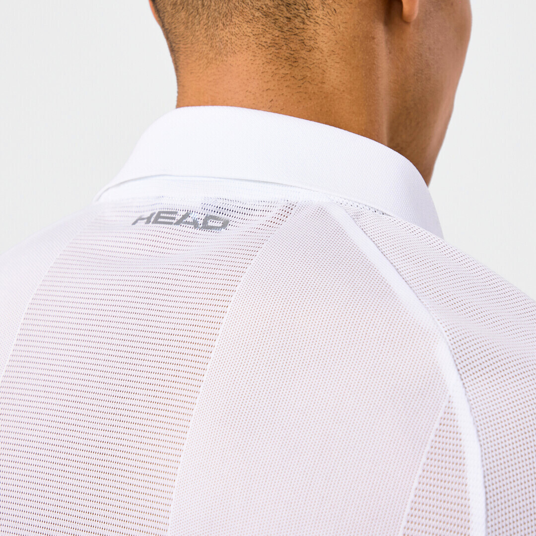 Pánské tričko Head  PERFORMANCE Polo Shirt Men WH  XL - thumb (4)