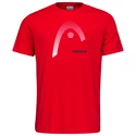 Pánské tričko Head  Vision Club Carl T-Shirt Men Red/White