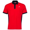 Pánské tričko Head  Vision Slice Polo Shirt Men Red/Dark Blue