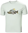 Pánské tričko Helly Hansen  F2F Organic Cotton T-Shirt Powder Green